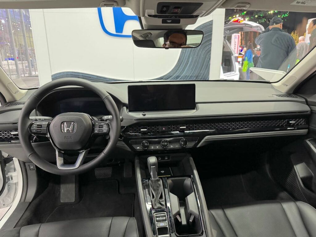 2024 Honda Accord Hybrid dashboard interior