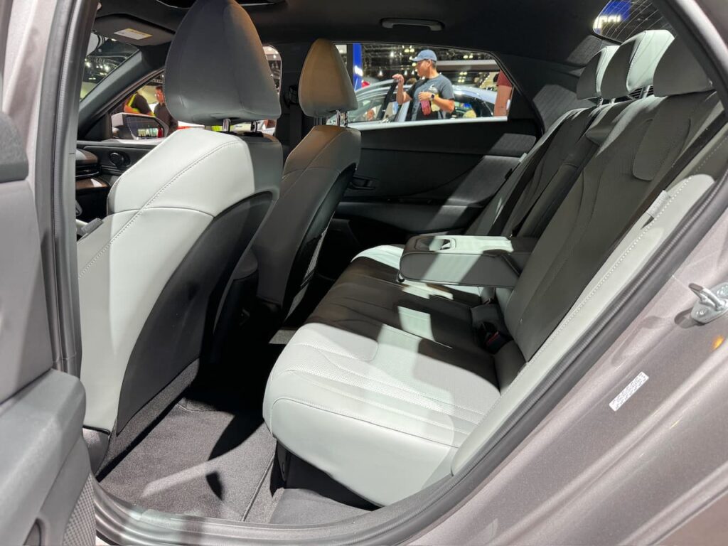 2024 Hyundai Elantra Hybrid rear seat