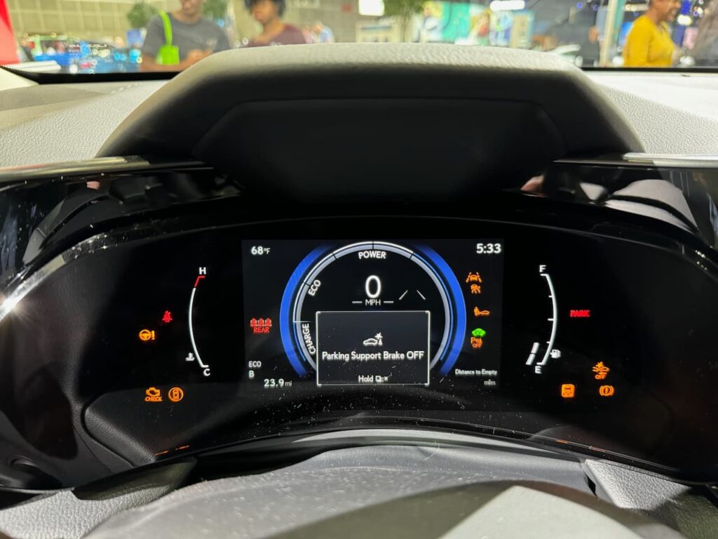 2024 Lexus NX Hybrid instrument cluster