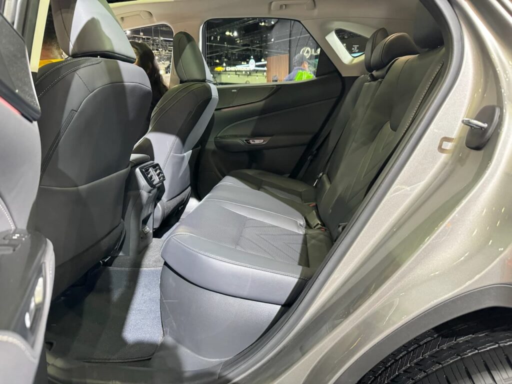 2024 Lexus NX Hybrid rear seat