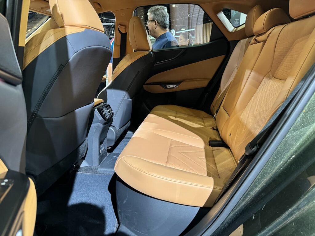 2024 Lexus NX PHEV rear seat