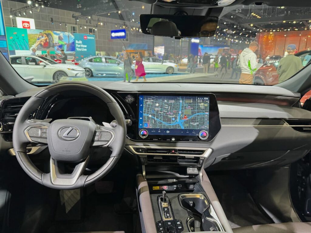 2024 Lexus RX PHEV interior dashboard