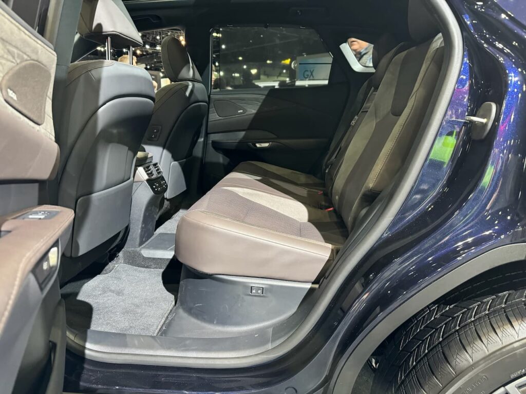 2024 Lexus RX PHEV rear seat