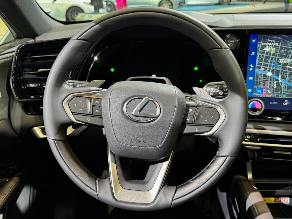 2024 Lexus RX PHEV steering wheel