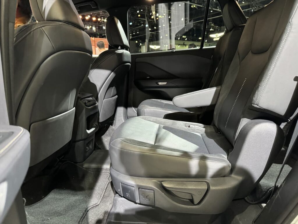2024 Lexus TX PHEV second row seats