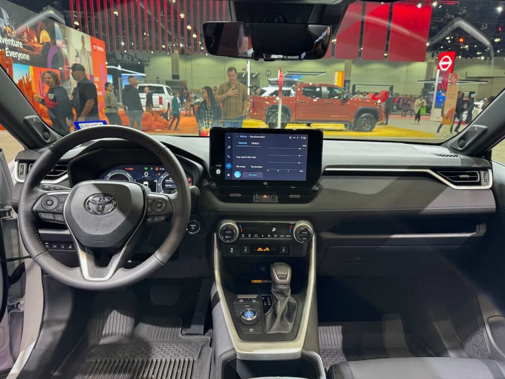 2024 Toyota RAV4 Hybrid XSE interior dashboard