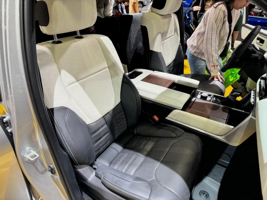 2024 Toyota Sequoia Capstone front seat