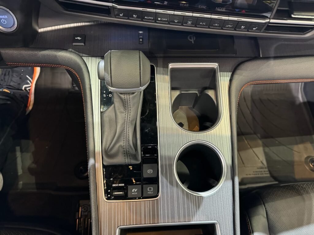 2024 Toyota Sienna XSE center console cupholders