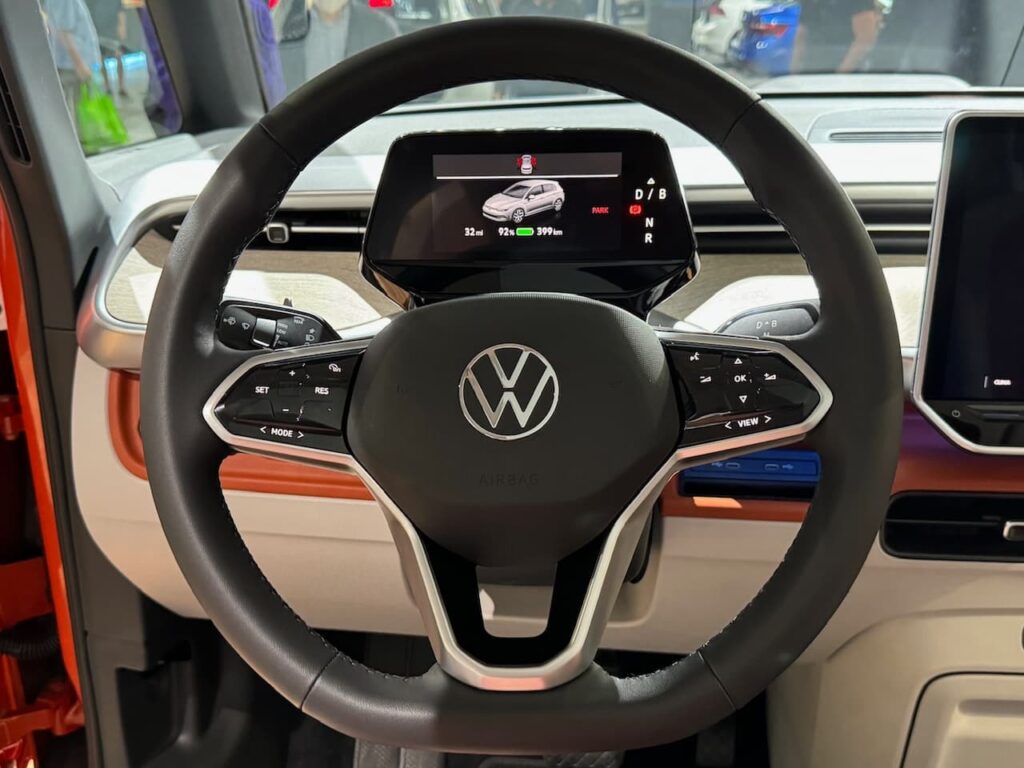 2025 VW ID. Buzz steering wheel