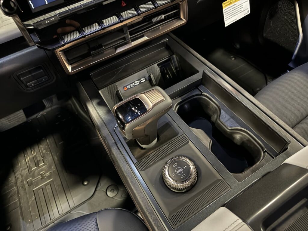2024 GMC Hummer EV 2X SUV center console