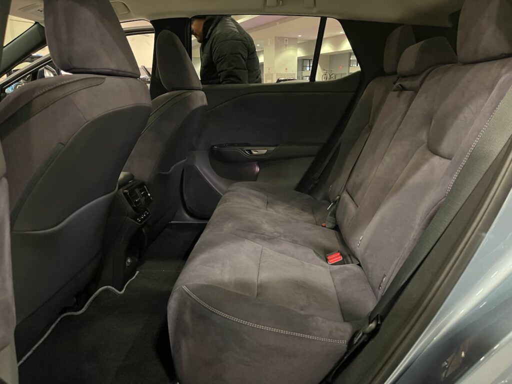 2024 Lexus RZ 450e rear seat