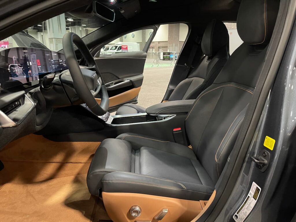 2024 Lucid Air driver's seat