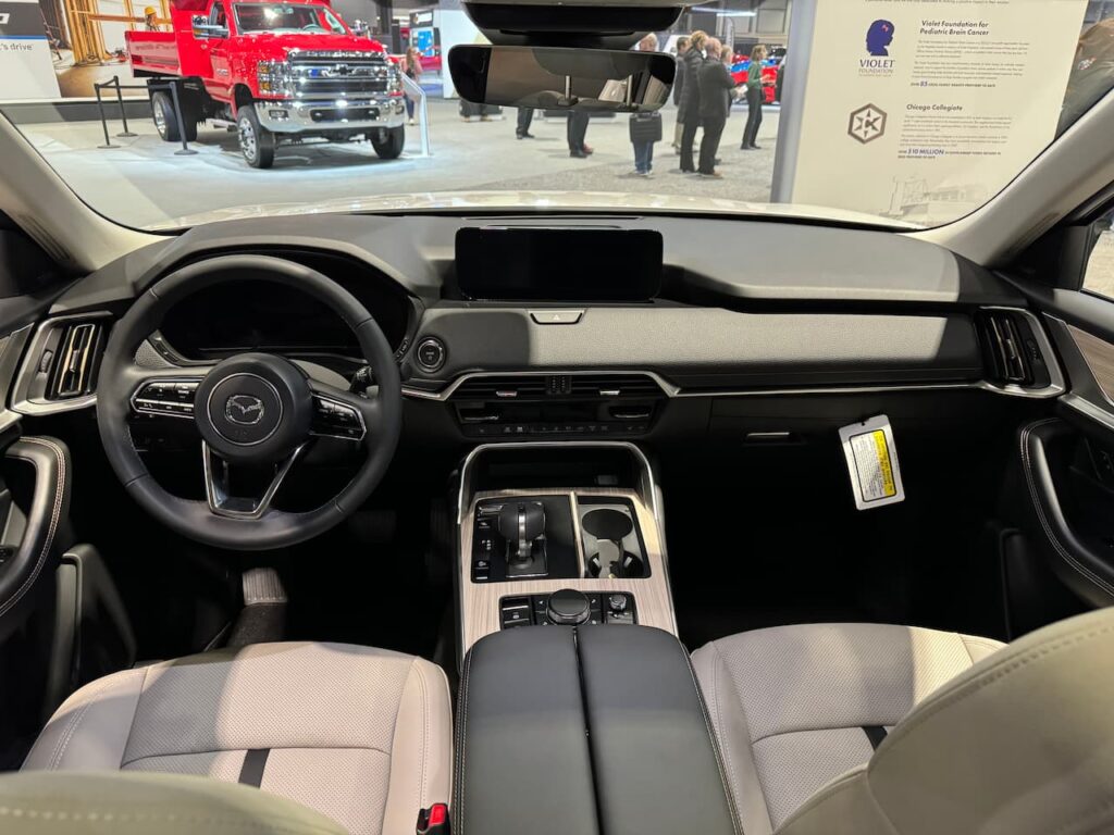 2024 Mazda CX-90 PHEV interior live image