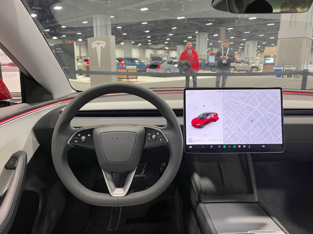 2024 Tesla Model 3 dashboard driver side