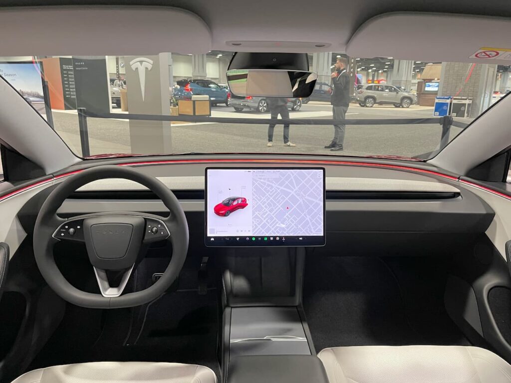 2024 Tesla Model 3 interior