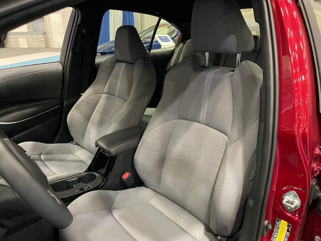 2024 Toyota Corolla Hybrid front seats