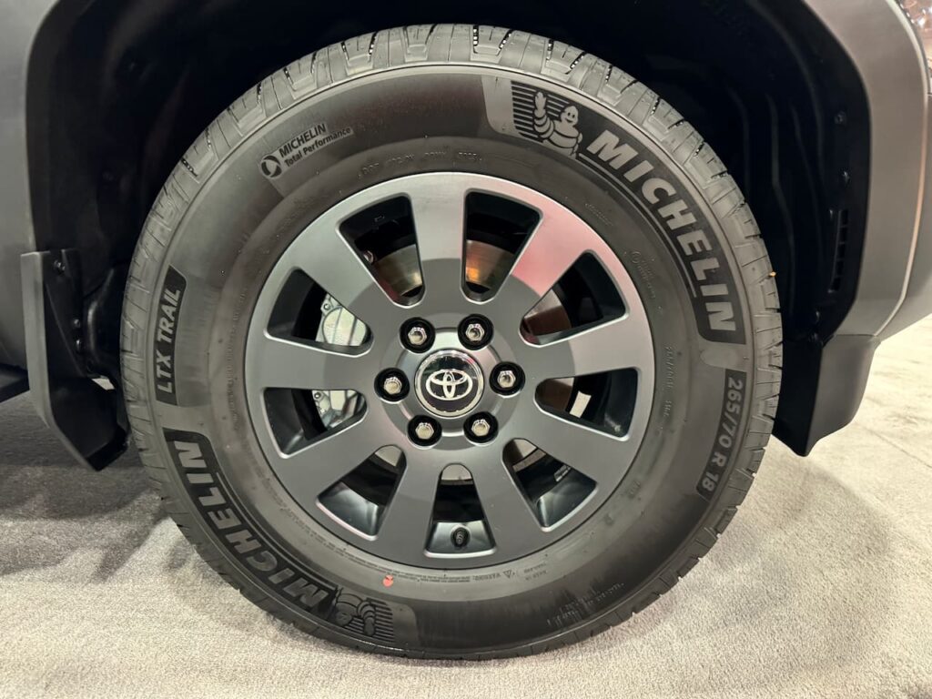 2024 Toyota Land Cruiser wheel and tire