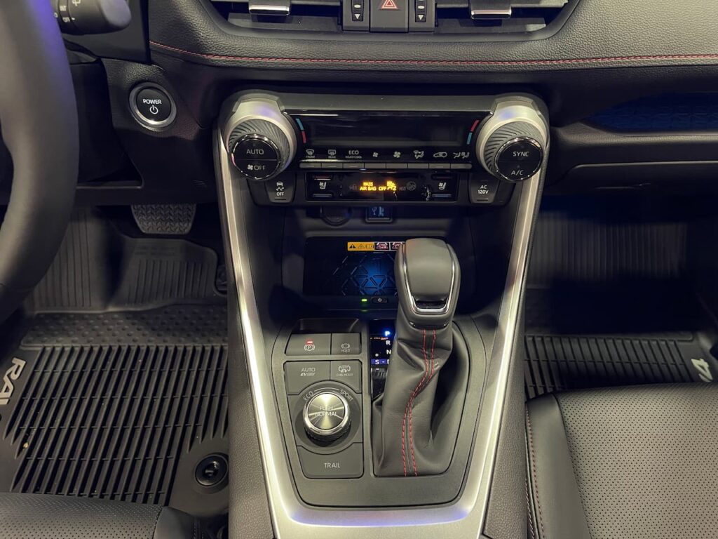 2024 Toyota RAV4 Prime center console