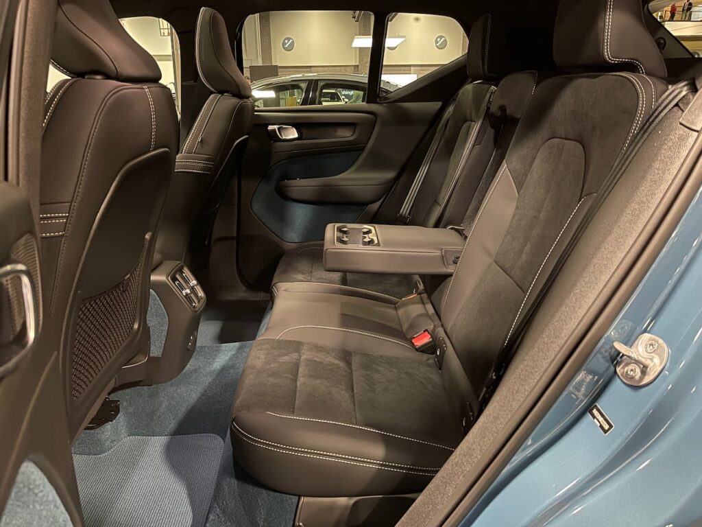2024 Volvo XC40 Recharge rear seats