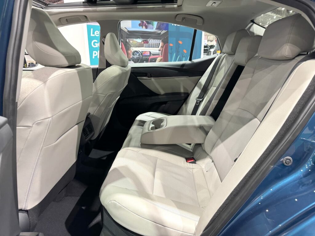 2025 Toyota Camry rear seat live image