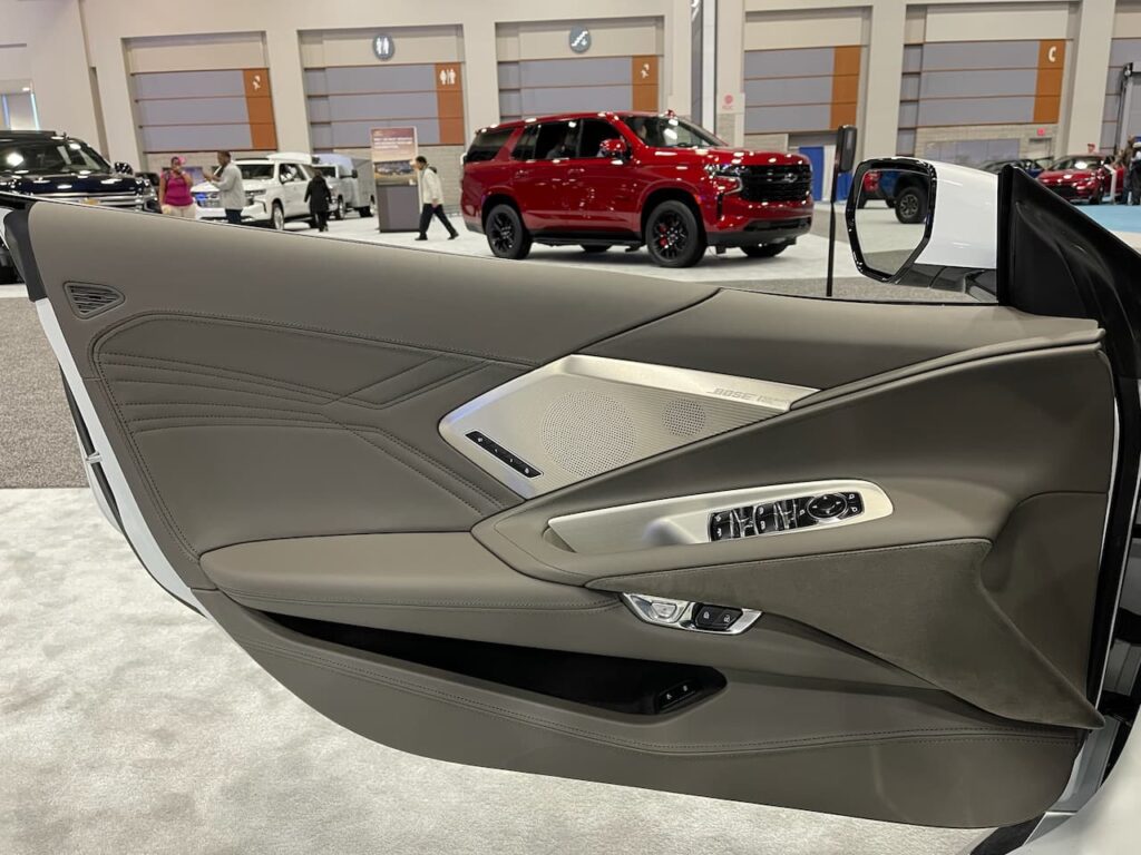 Chevrolet Corvette E-Ray door panel