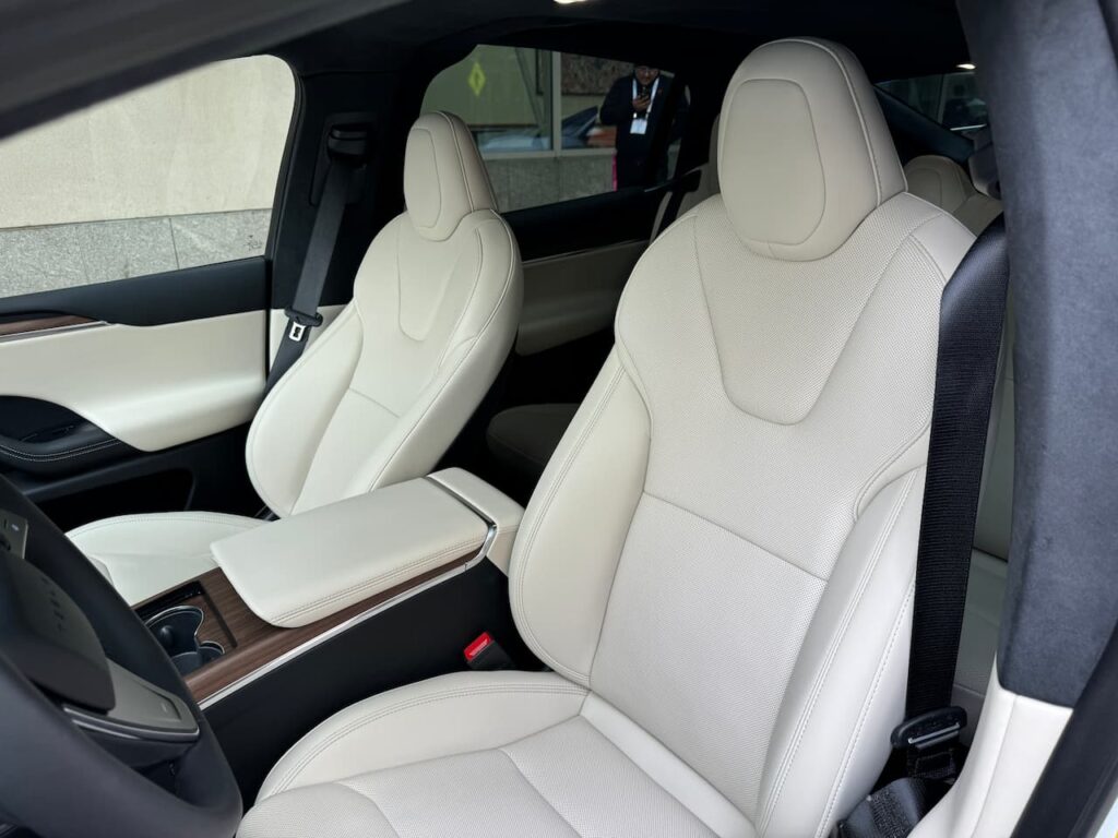 Tesla Model X front seats