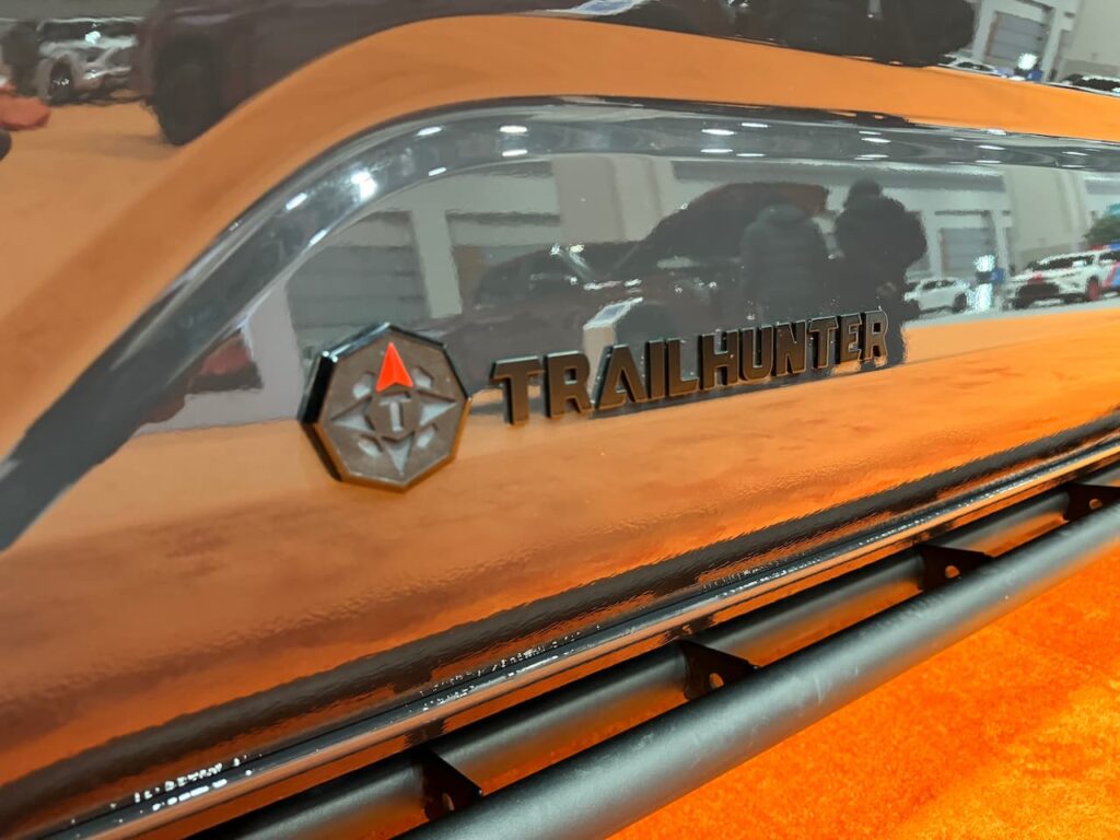 Toyota Tacoma Trailhunter special badge side