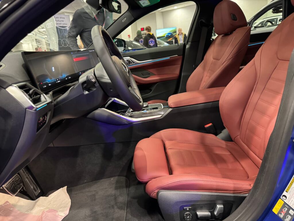 2024 BMW i4 M50 driver's seat