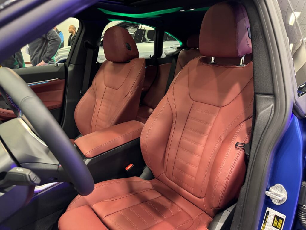 2024 BMW i4 M50 front seats