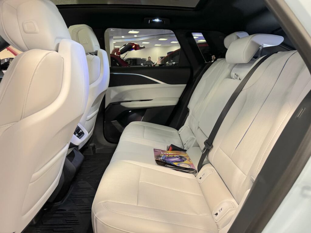 2024 Cadillac Lyriq Sport rear seat