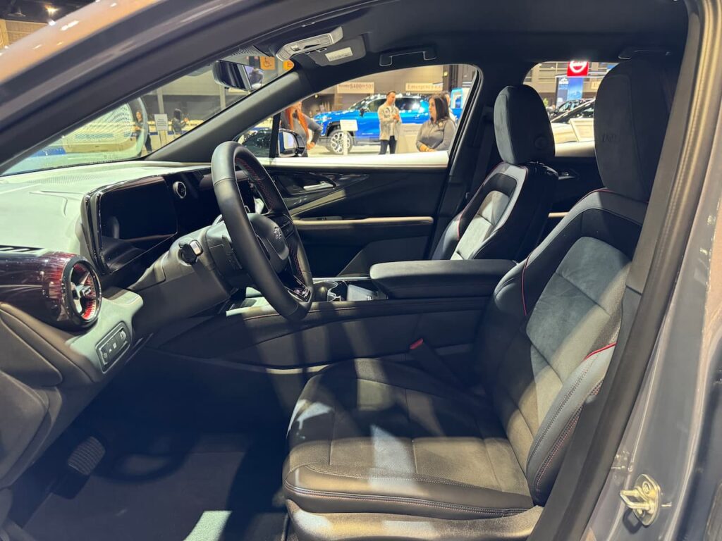 2024 Chevrolet Blazer EV RS Galaxy Gray Metallic driver's seat