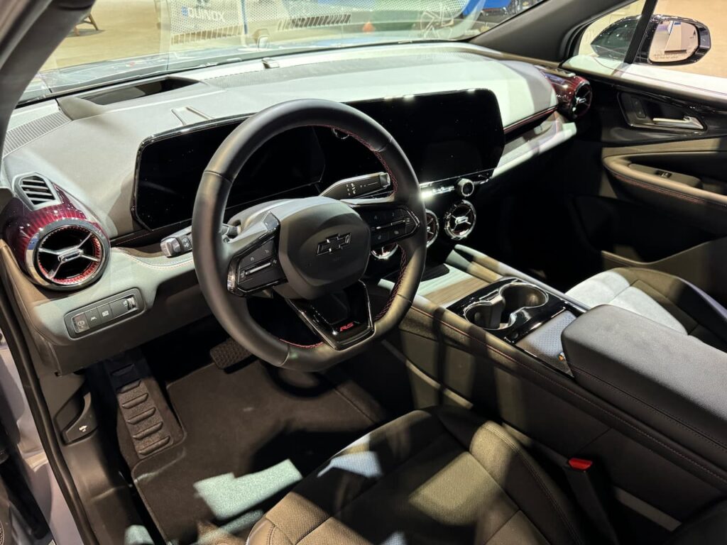 2024 Chevrolet Blazer EV RS Galaxy Gray Metallic interior