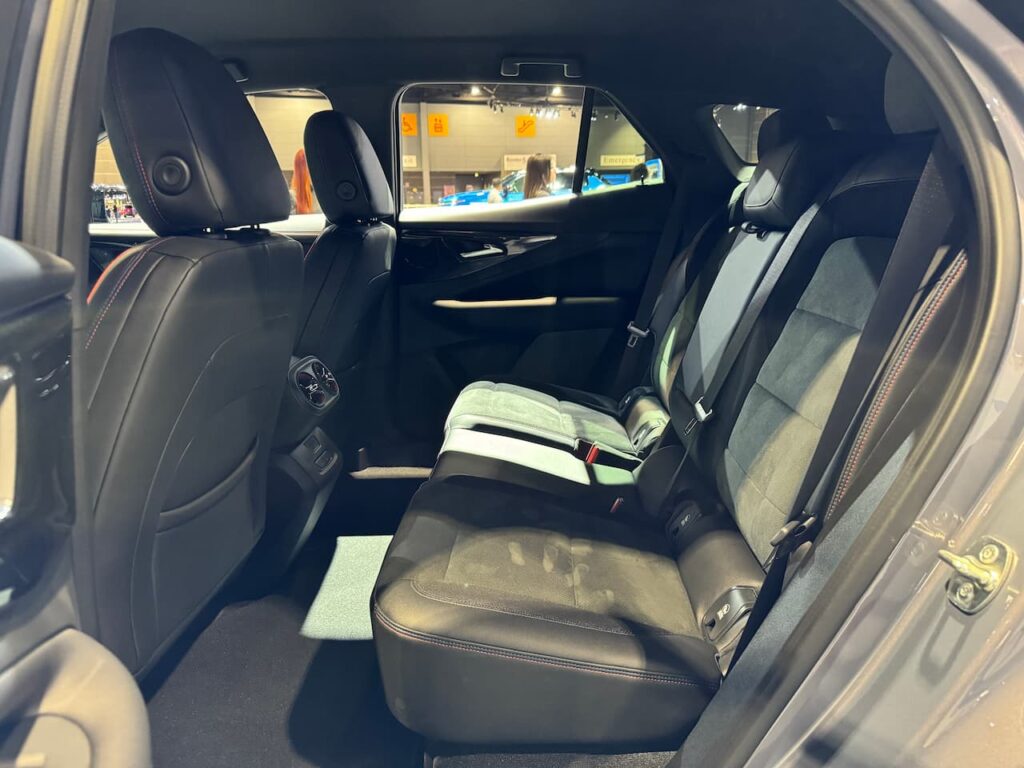 2024 Chevrolet Blazer EV RS Galaxy Gray Metallic rear seat
