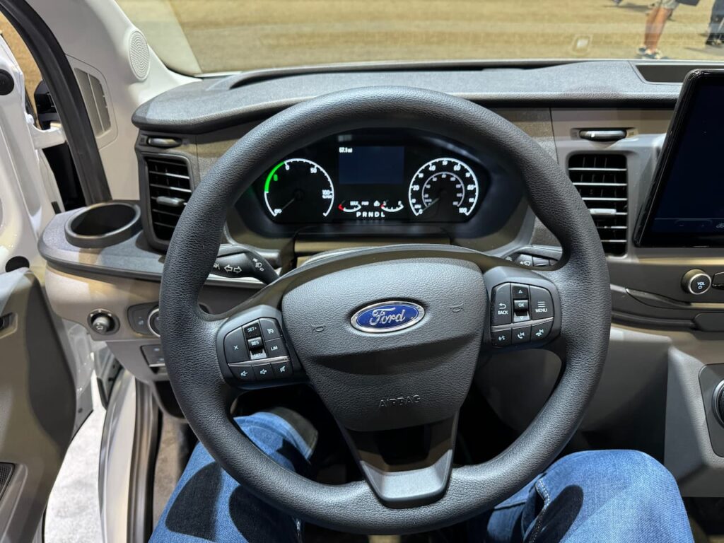 2024 Ford E-Transit steering wheel