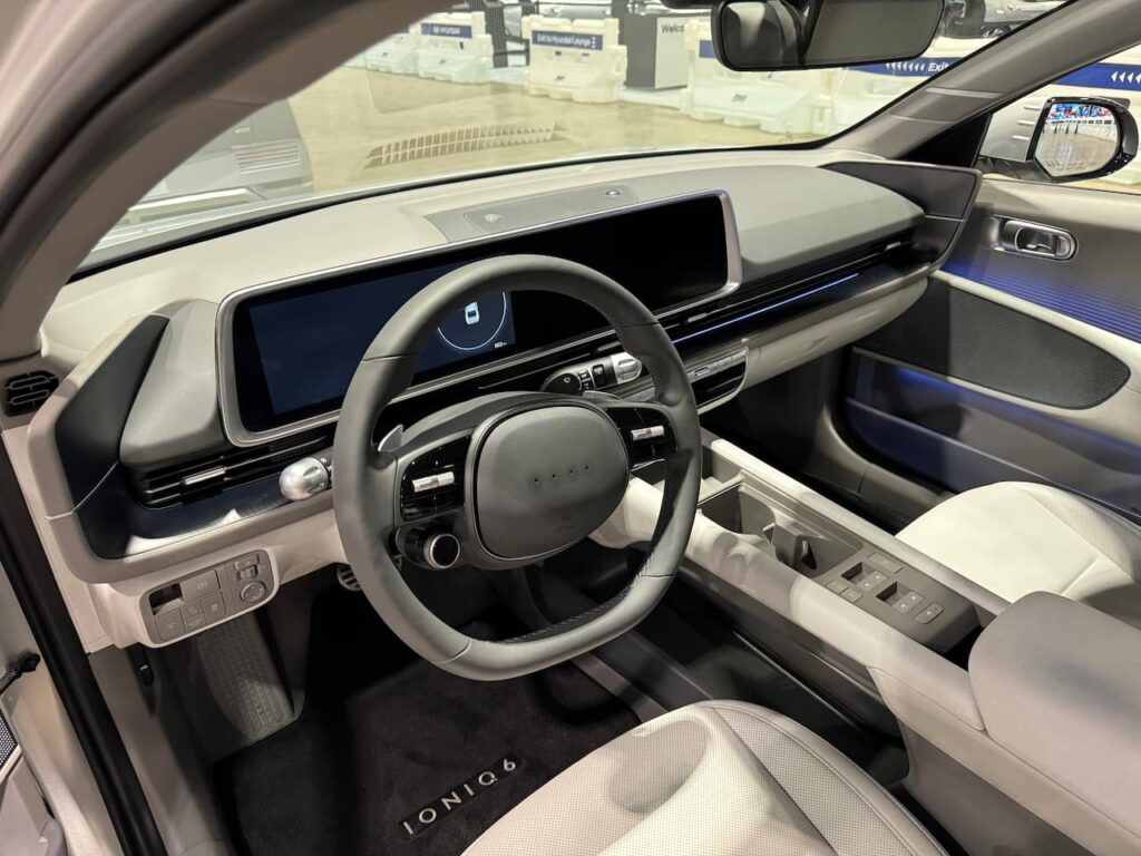 2024 Hyundai Ioniq 6 Limited Curated Silver interior