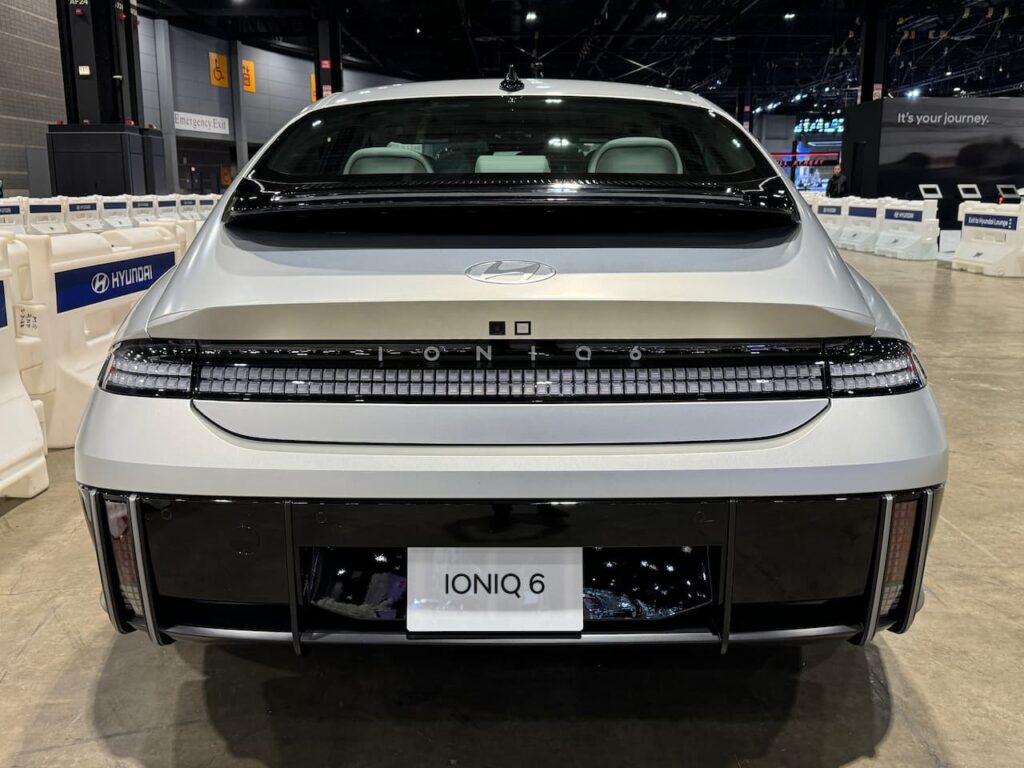 2024 Hyundai Ioniq 6 Limited Curated Silver rear