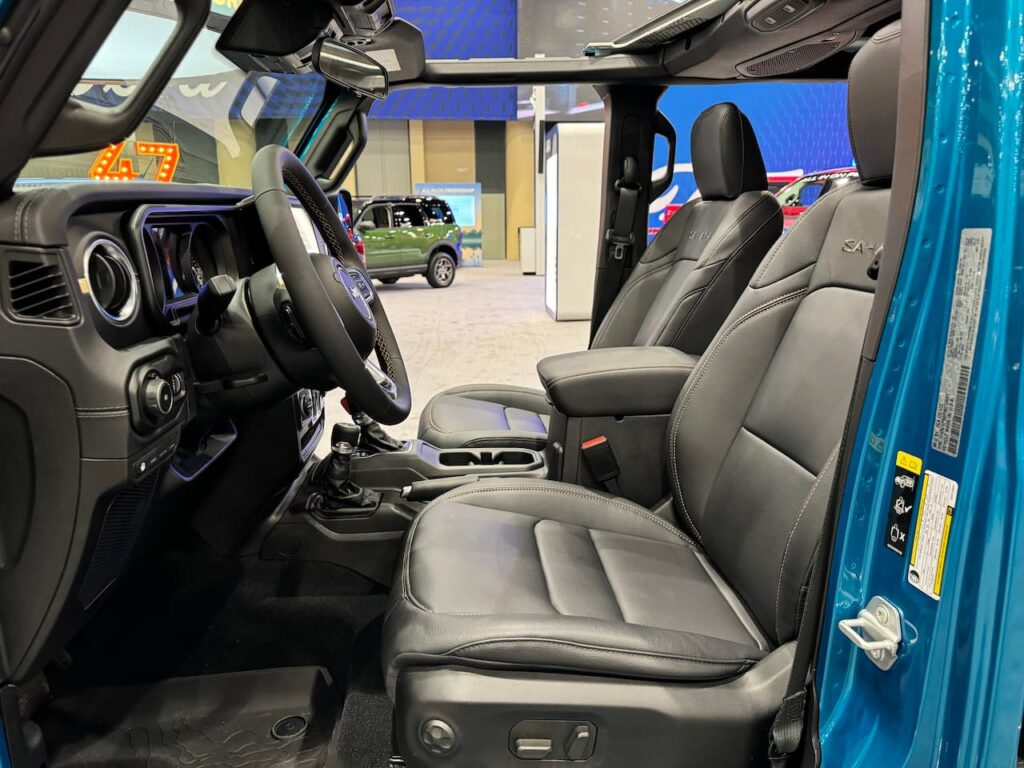 2024 Jeep Wrangler 4xe front seat