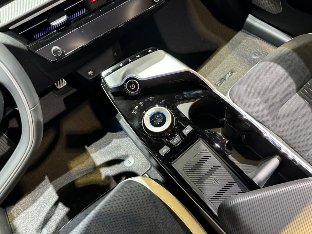 2024 Kia EV6 GT-Line center console live image