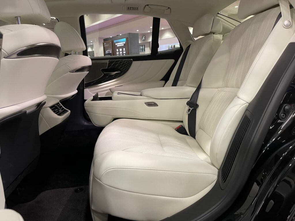 2024 Lexus LS Hybrid rear seat