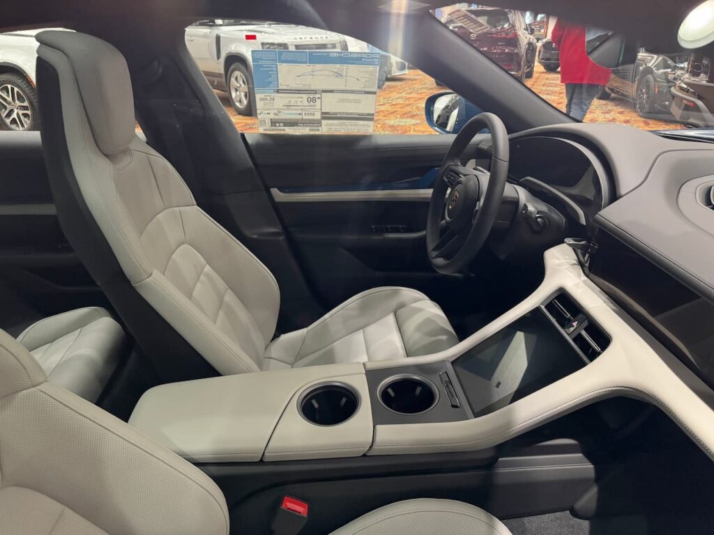 2024 Porsche Taycan 4S interior