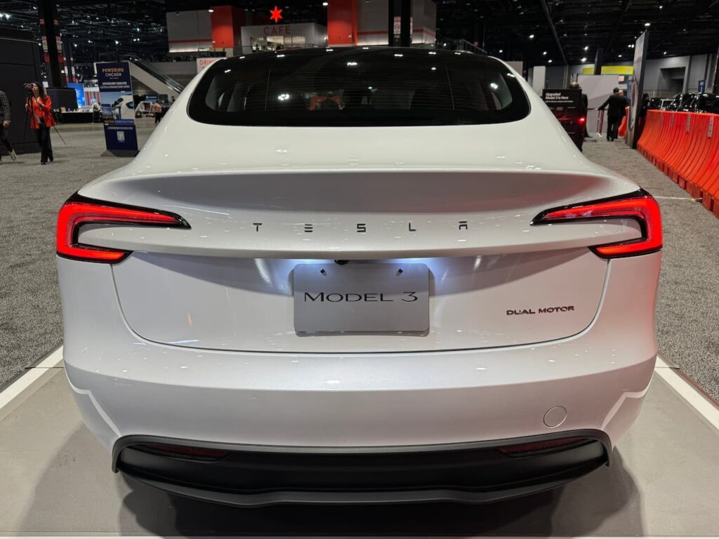 2024 Tesla Model 3 AWD rear