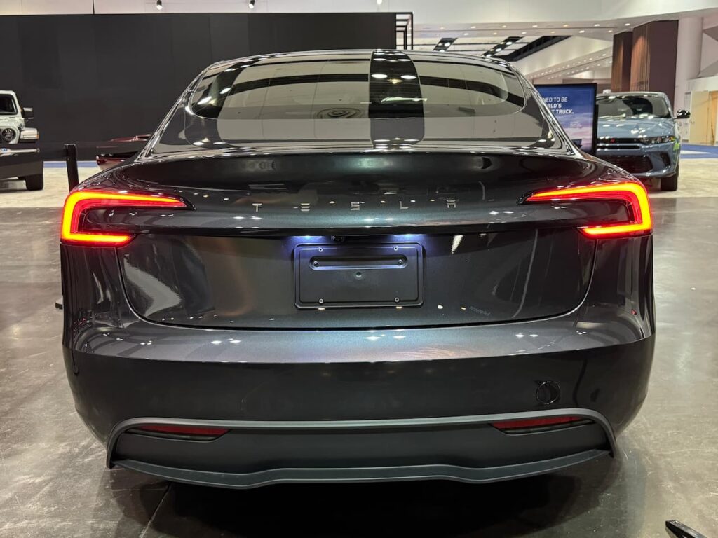2024 Tesla Model 3 Stealth Grey rear