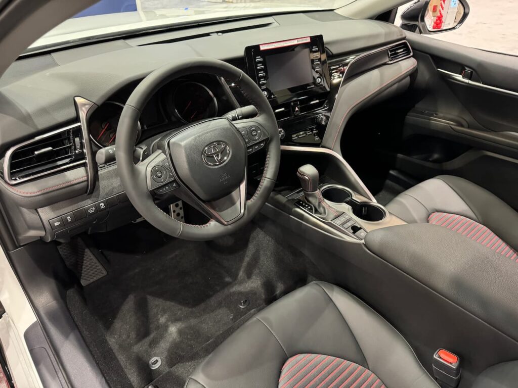 2024 Toyota Camry TRD interior dashboard