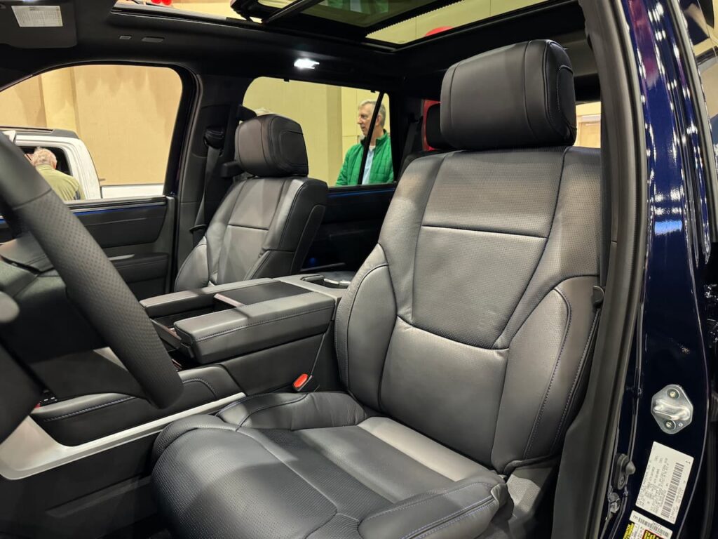 2024 Toyota Sequoia Hybrid front seats