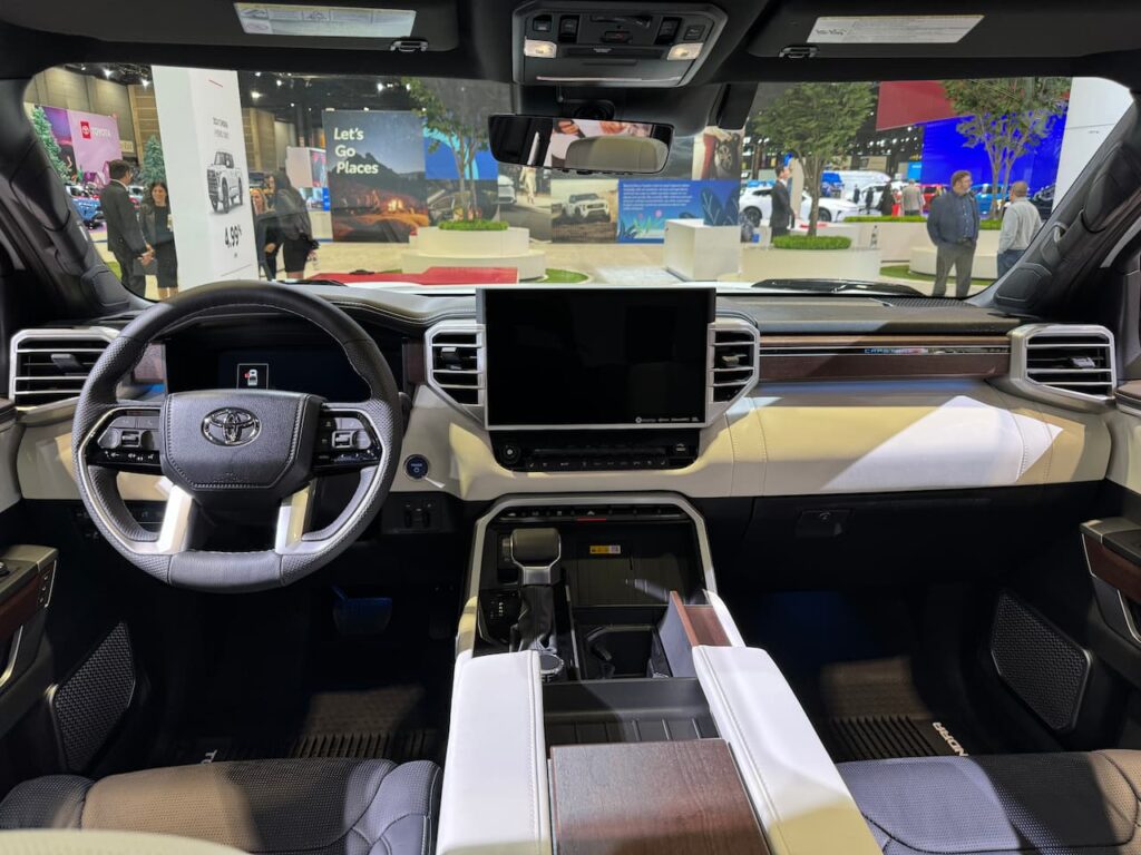 2024 Toyota Tundra Hybrid Capstone interior