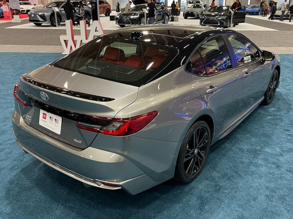 2025 Toyota Camry XSE AWD roof elevated view