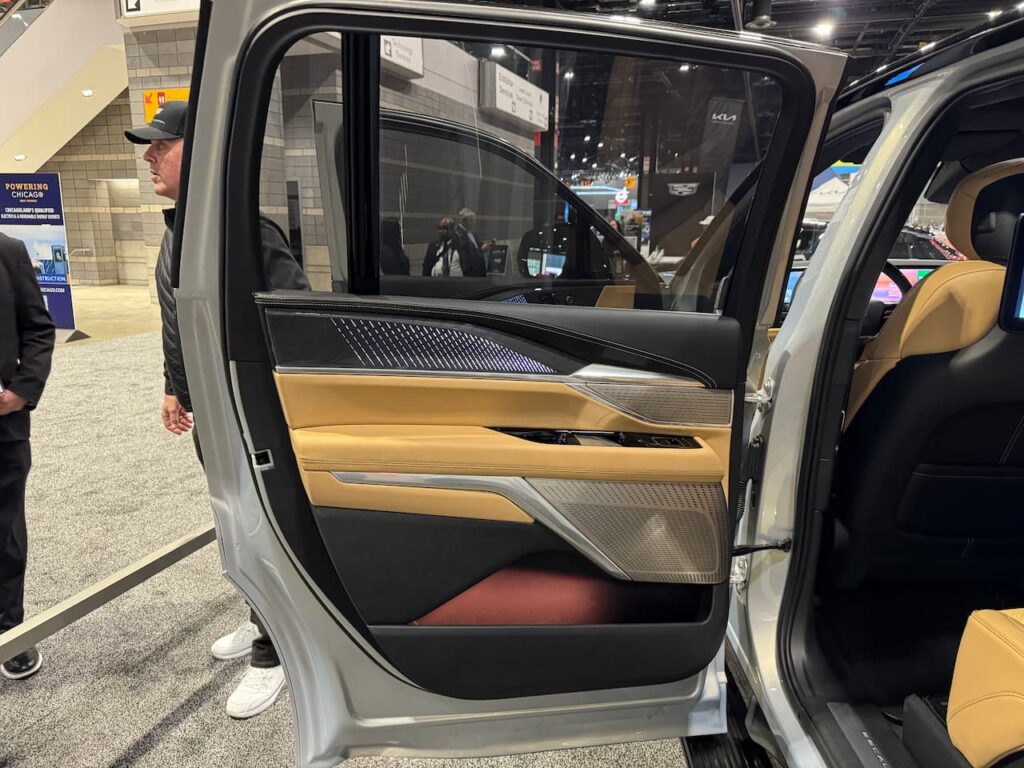 Cadillac Escalade IQ rear door