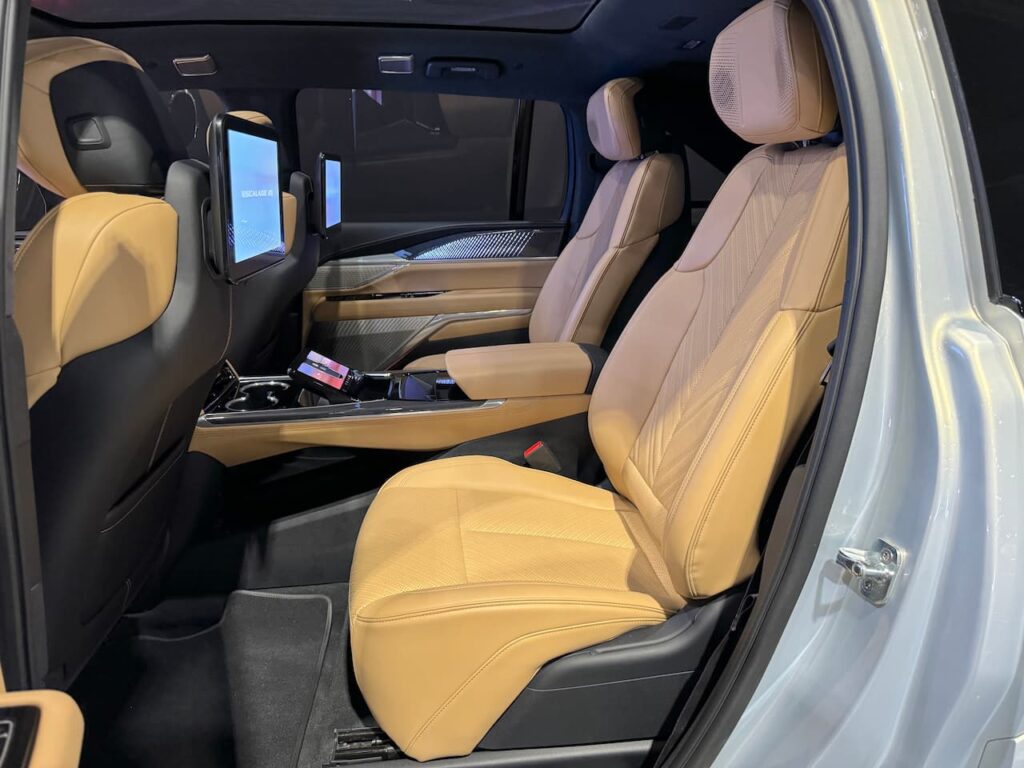 Cadillac Escalade IQ rear seats