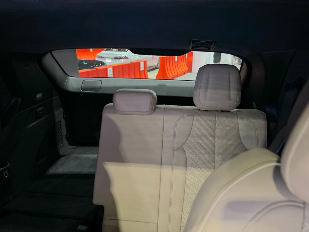 Cadillac Escalade IQ third-row seat