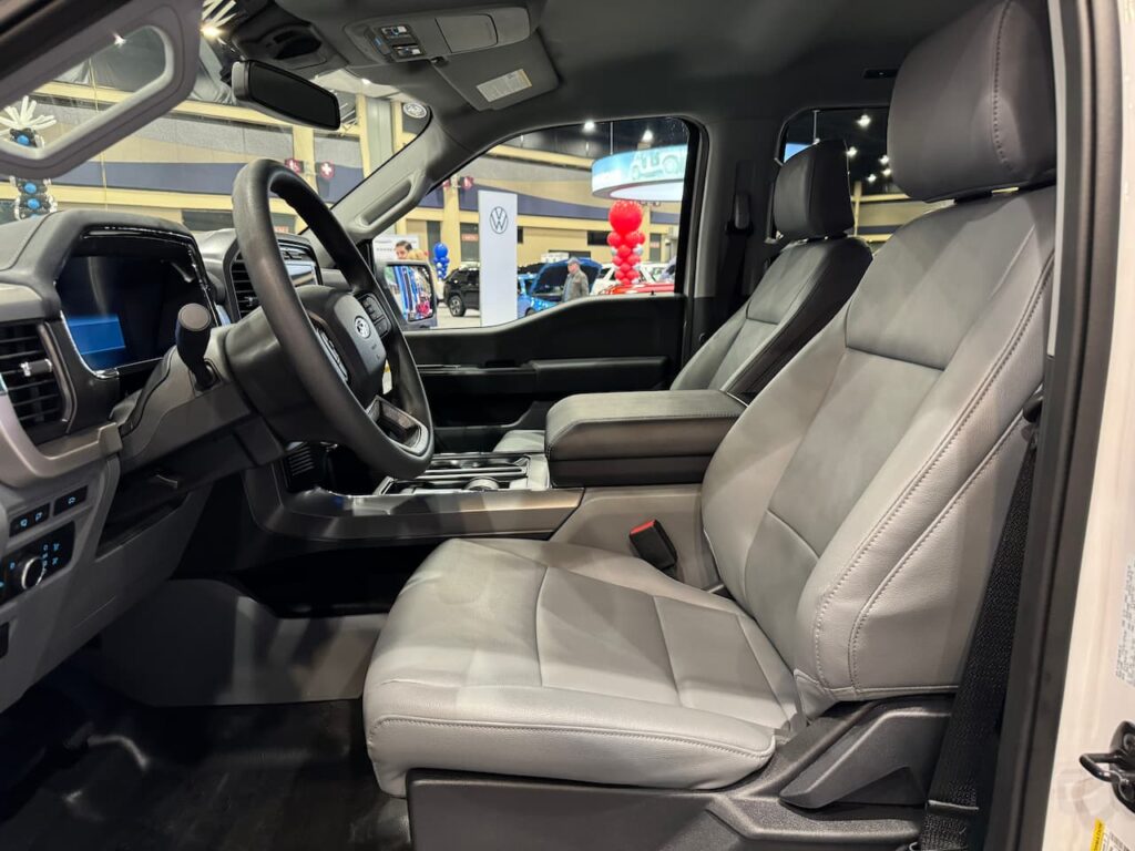 Ford F-150 Lightning Pro front seats